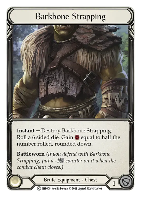 Barkbone Strapping 1HP008 - History Pack 1 - Flesh and blood card