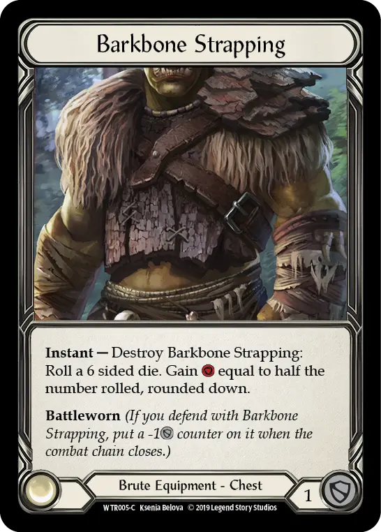 Barkbone Strapping WTR005 - Welcome to Rathe - Flesh and blood card