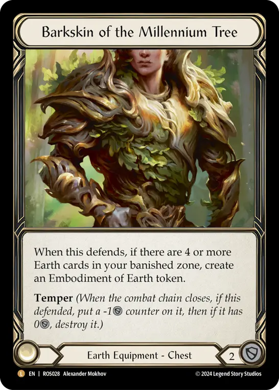 Barkskin of the Millennium Tree ROS028-RF - Rosetta - Flesh and blood card