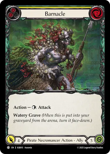Barnacle SGB015 - Silver Age Chapter 3 - Gravy Bones - Flesh and blood card