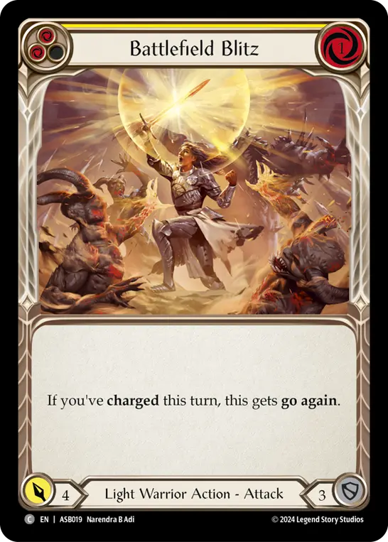 Battlefield Blitz YELLOW ASB019 - Armory Deck - Ser Boltyn, Breaker of Dawn - Flesh and blood card