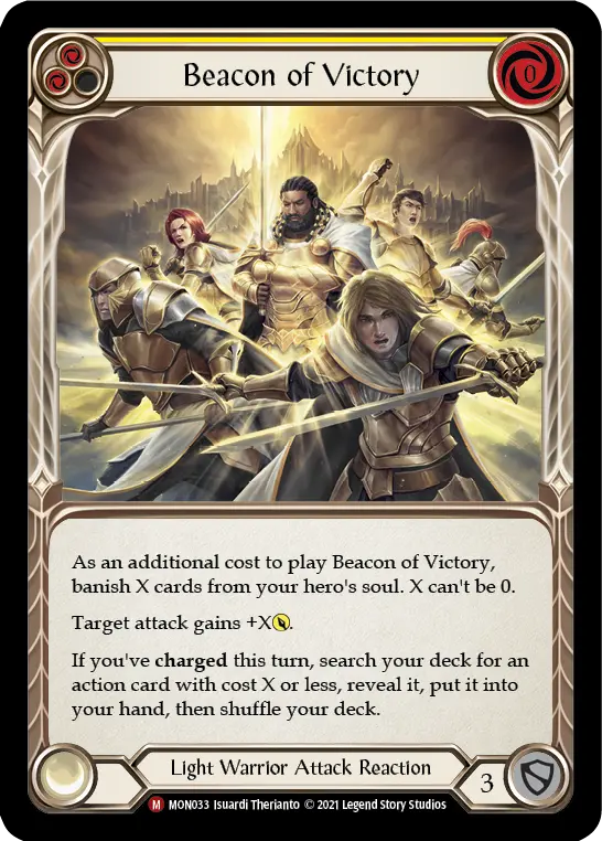 Beacon of Victory YELLOW MON033 - Monarch - Flesh and blood card