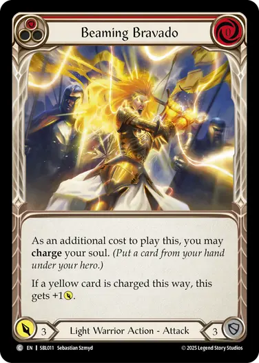 Beaming Bravado SBL011 - Silver Age Chapter 3 - Boltyn - Flesh and blood card