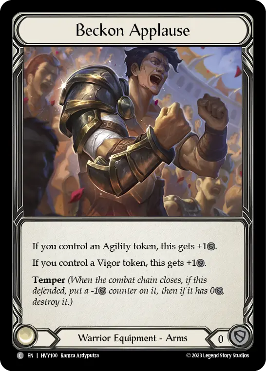 Beckon Applause HVY100 - Heavy Hitters - Flesh and blood card