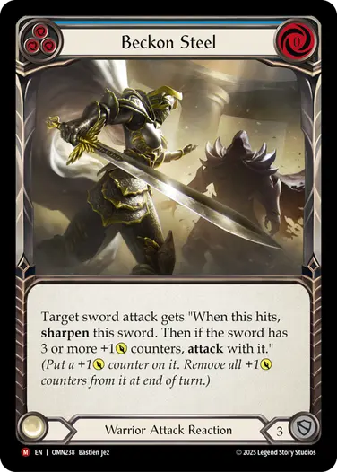 Beckon Steel OMN238 - Omens of the Third Age - Flesh and blood card