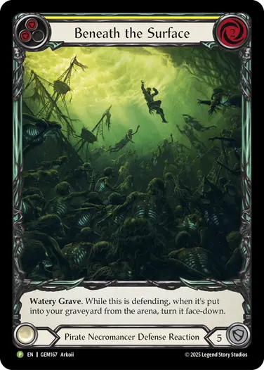 Beneath the Surface GEM167 - GEM - Pack 5 - Flesh and blood card