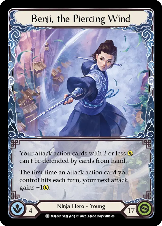Benji, the Piercing Wind OUT047 - Outsiders - Flesh and blood card