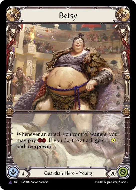 Betsy HVY046-MV - Heavy Hitters - Flesh and blood card