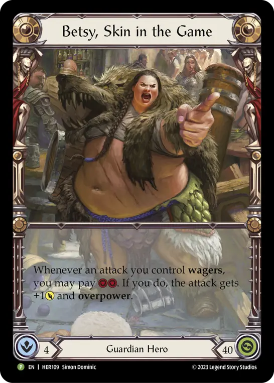 Betsy, Skin in the Game HER109-RF - ProQuest - Season 5 - Flesh and blood card