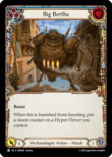 Big Bertha SDA028 - Silver Age Chapter 1 - Dash - Flesh and blood card