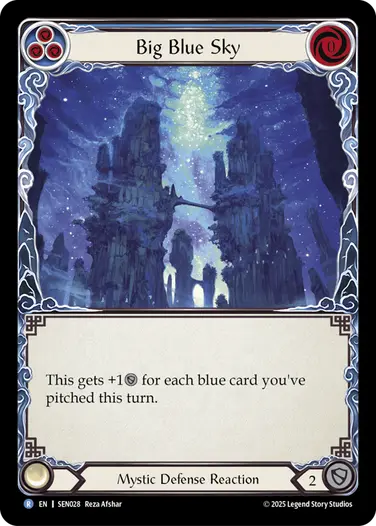 Big Blue Sky SEN028 - Silver Age Chapter 2 - Enigma - Flesh and blood card