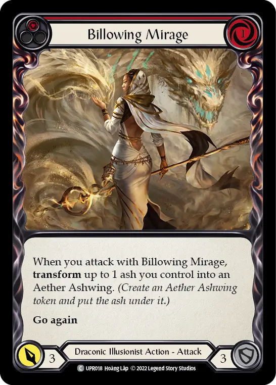 Billowing Mirage RED UPR018 - Uprising - Flesh and blood card