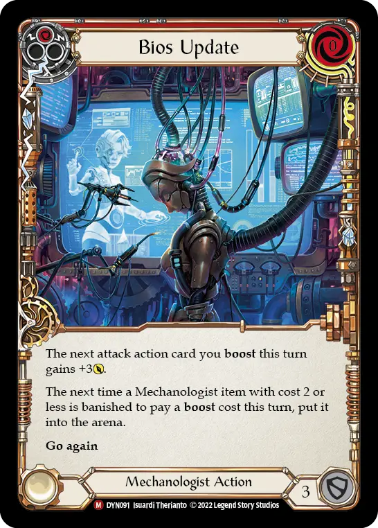 Bios Update RED DYN091 - Dynasty - Flesh and blood card