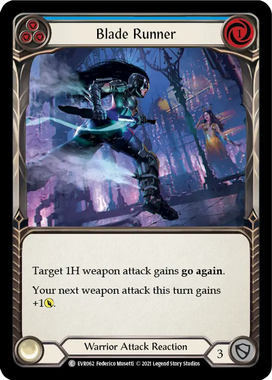Blade Runner BLUE EVR062 - Everfest - Flesh and blood card