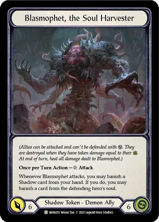 Blasmophet, the Soul Harvester MON219 - Monarch - Flesh and blood card