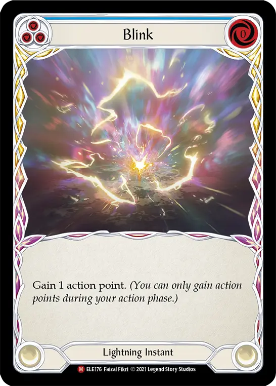 Blink BLUE ELE176 - Tales of Aria - Flesh and blood card