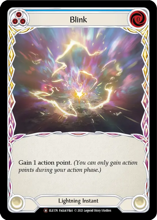 Blink BLUE U-ELE176-RF - Tales of Aria - Unlimited - Flesh and blood card