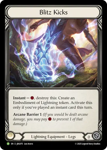 Blitz Kicks JDG075-CF - Judge Pack - Season 10 - Flesh and blood card