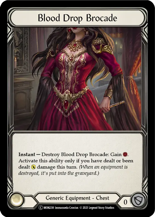 Blood Drop Brocade U-MON238-RF - Monarch - Unlimited - Flesh and blood card