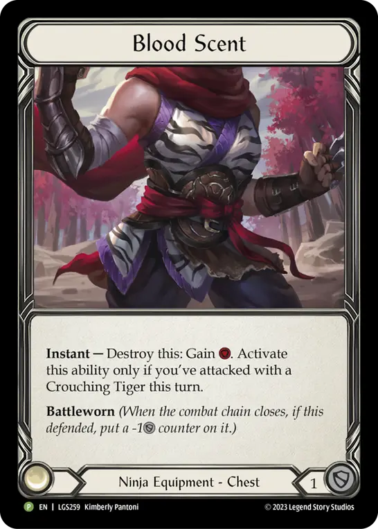 Blood Scent LGS259-CF - Armory - Season 12 - Flesh and blood card