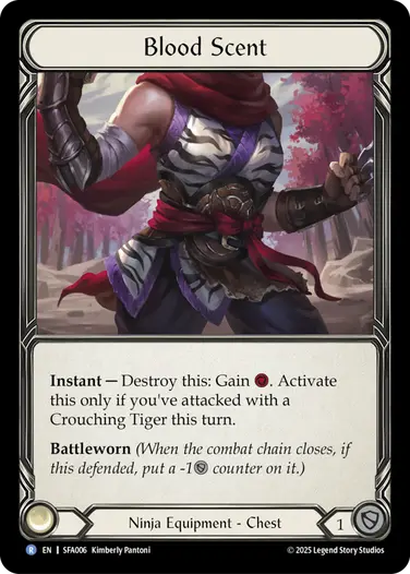 Blood Scent SFA006 - Silver Age Chapter 2 - Fai - Flesh and blood card