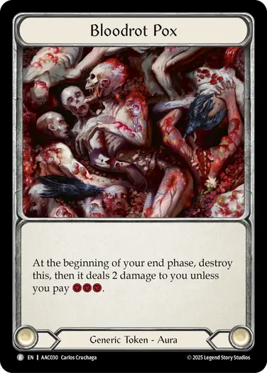 Bloodrot Pox AAC030 - Armory Deck - Arakni, 5L!p3d 7hRu 7h3 cR4X - Flesh and blood card