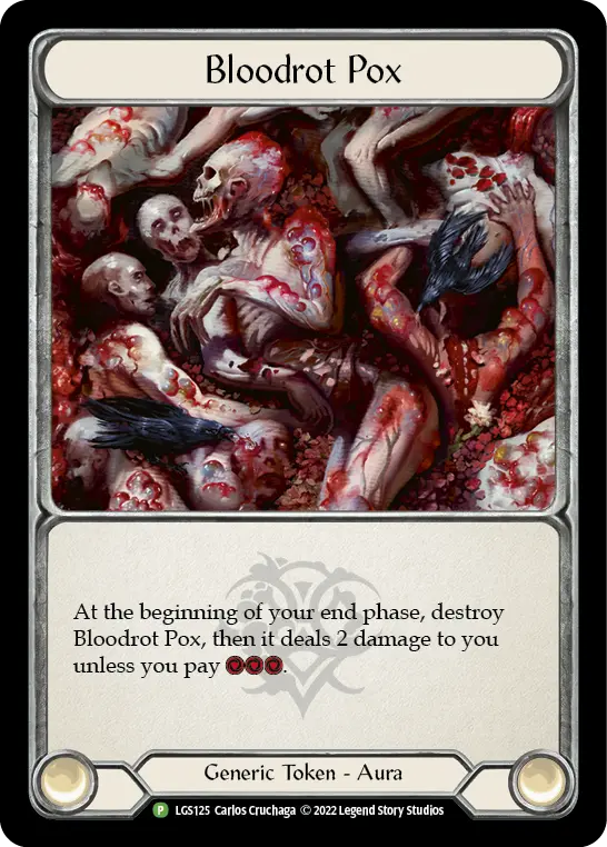 Bloodrot Pox LGS125-CF - Pre-release - Outsiders - Flesh and blood card