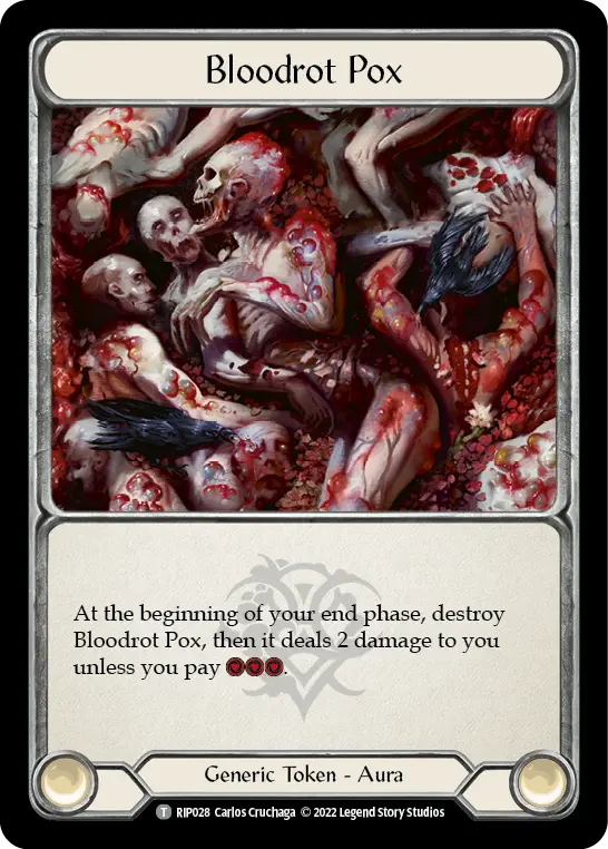 Bloodrot Pox RIP028 - Riptide - Blitz Deck - Flesh and blood card