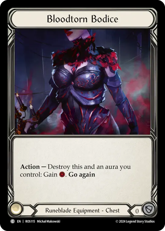 Bloodtorn Bodice ROS115 - Rosetta - Flesh and blood card