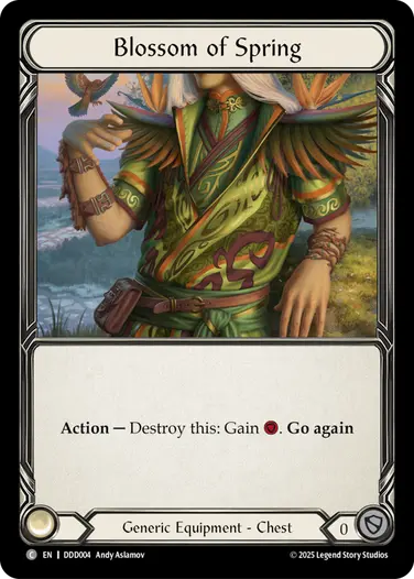 Blossom of Spring DDD004 - Dorinthea Demo Deck - Flesh and blood card
