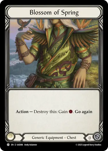 Blossom of Spring SAZ006 - Silver Age Chapter 2 - Azalea - Flesh and blood card