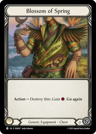 Blossom of Spring SDA007 - Silver Age Chapter 1 - Dash - Flesh and blood card