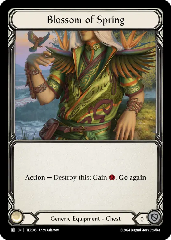 Blossom of Spring TER005 - 1st Strike - Terra - Flesh and blood card