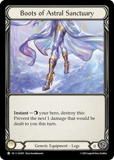 Boots of Astral Sanctuary LGS455-CF - Pre-release - Omens of the Third Age - Flesh and blood card