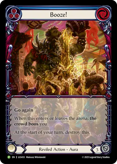 Booze! LGS433-CF - Marketing - Black Friday 2025 - Flesh and blood card