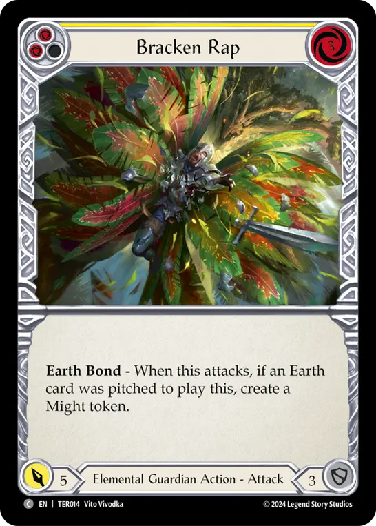 Bracken Rap YELLOW TER014 - 1st Strike - Terra - Flesh and blood card