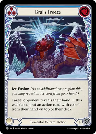 Brain Freeze SIY023 - Silver Age Chapter 1 - Iyslander - Flesh and blood card