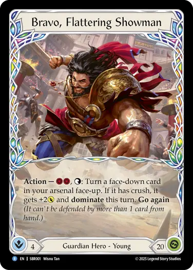 Bravo, Flattering Showman SBR001 - Silver Age Chapter 1 - Bravo, Flattering Showman - Flesh and blood card