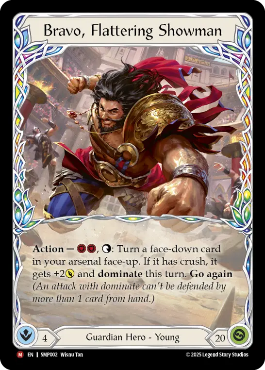 Bravo, Flattering Showman SMP002 - Smash Palace - Flesh and blood card