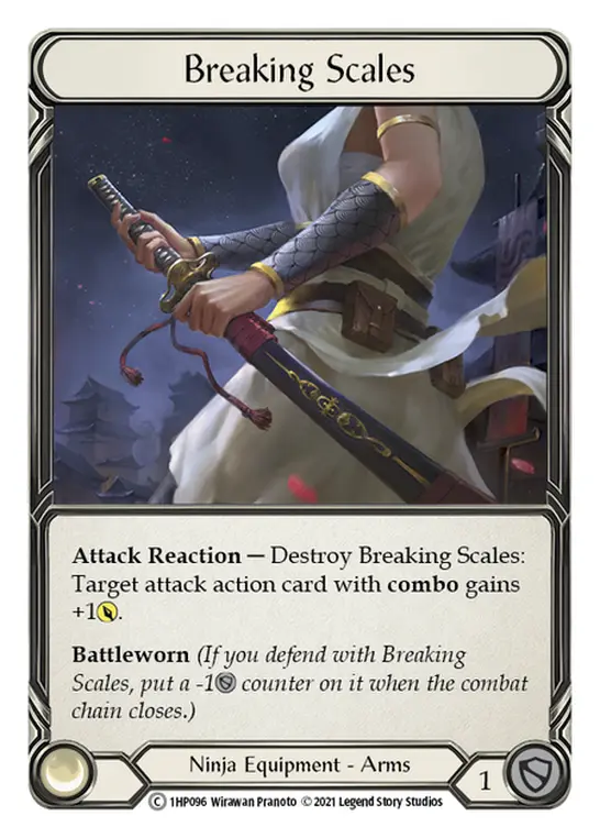 Breaking Scales 1HP096 - History Pack 1 - Flesh and blood card