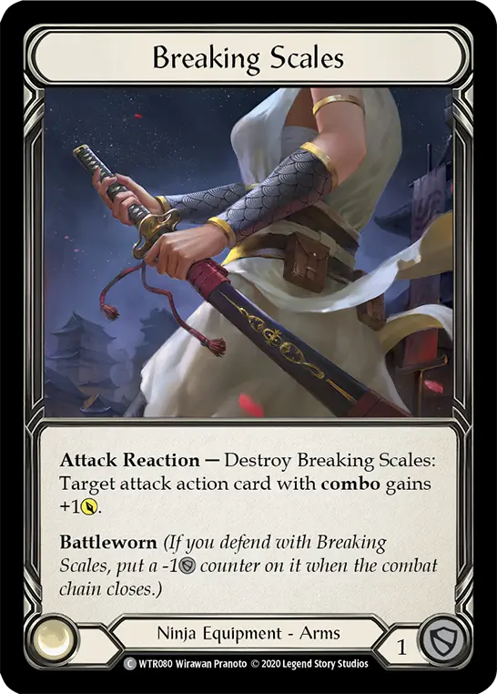 Breaking Scales R-WTR080 - Welcome to Rathe - Unlimited Revised - Flesh and blood card
