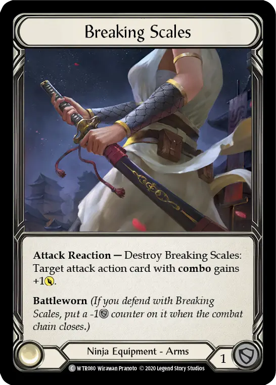Breaking Scales U-WTR080-RF - Welcome to Rathe - Unlimited - Flesh and blood card