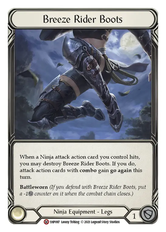 Breeze Rider Boots 1HP097 - History Pack 1 - Flesh and blood card