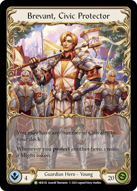 Brevant, Civic Protector HER102-CF - Social Play Kit - Brevant - Flesh and blood card