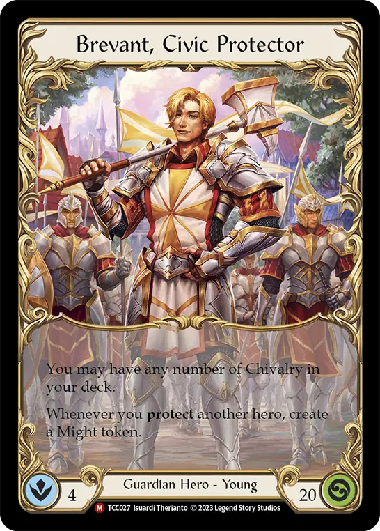 Brevant, Civic Protector TCC027-RF - Round the Table: TCC x LSS - Flesh and blood card