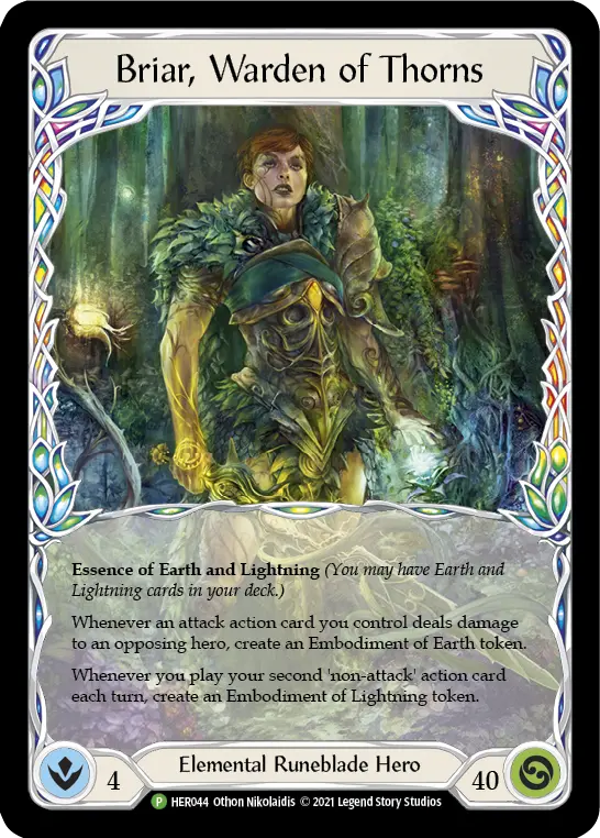 Briar, Warden of Thorns HER044-CF - National Championship - 2021 - Flesh and blood card