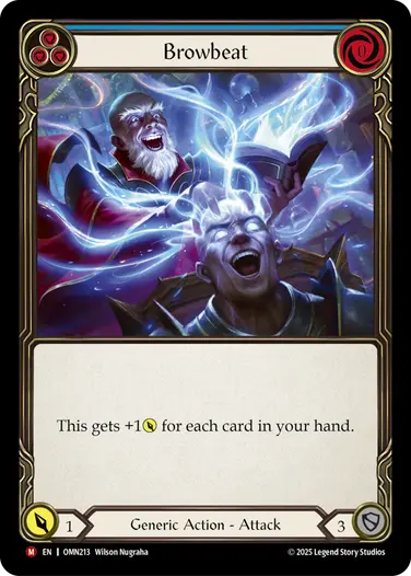 Browbeat OMN213 - Omens of the Third Age - Flesh and blood card