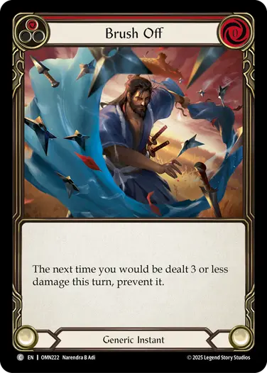 Brush Off OMN222 - Omens of the Third Age - Flesh and blood card