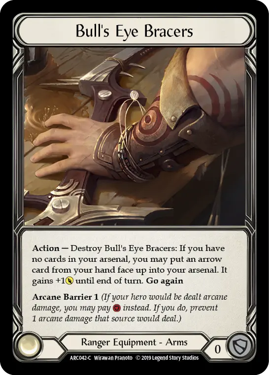 Bull's Eye Bracers ARC042 - Arcane Rising - Flesh and blood card