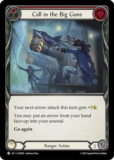 Call in the Big Guns SAZ020 - Silver Age Chapter 2 - Azalea - Flesh and blood card